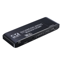 4K*2K  2X4 HDMI Switch Splitter audio scaler converter support 4K 60HZ HDCP2.2